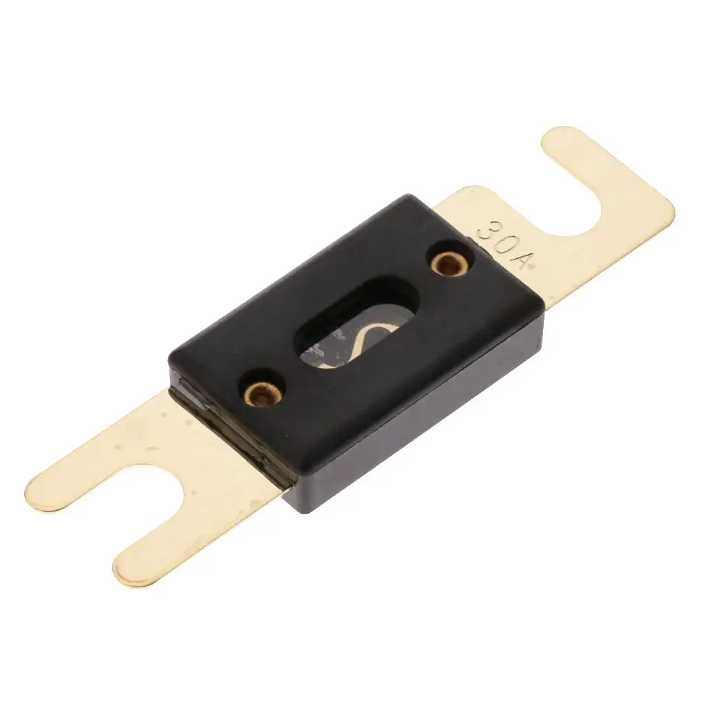 Car ANL Fuse Block Gold Plated 30A 32V Reliable ANL Vehicle Fuses for Car Electronics and Fuse Modules view 6