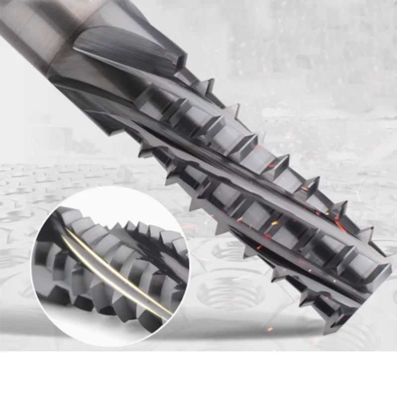 

1PCS CNC Machine Solid Carbide Tungsten Steel Jumping Teeth Full Thread Milling Cutter M4 M5 M6 M8 M10 M12 Mill Mills Cutters