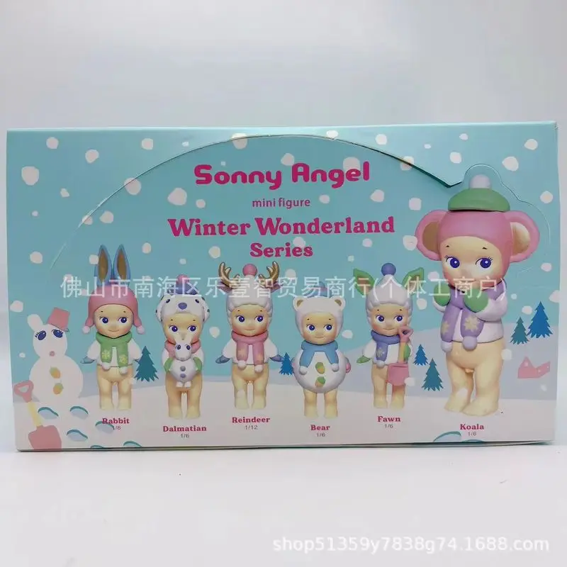 

In Stock Anime Sonny Angel Blind Box Winter Dreams Series Figures Ornaments Dolls Fans Children'S Birthday Christmas Gifts Toys