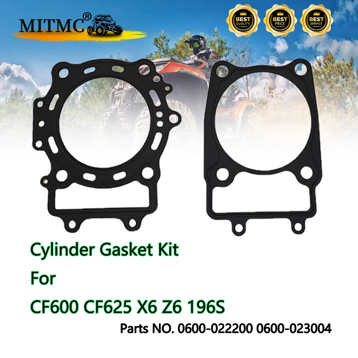 

Комплект прокладок головки блока цилиндров для CF 600 X6 U6 Z6 625 CF196 Goes 625i 0600-023004 196S-023004 0600-022200 196S-022200