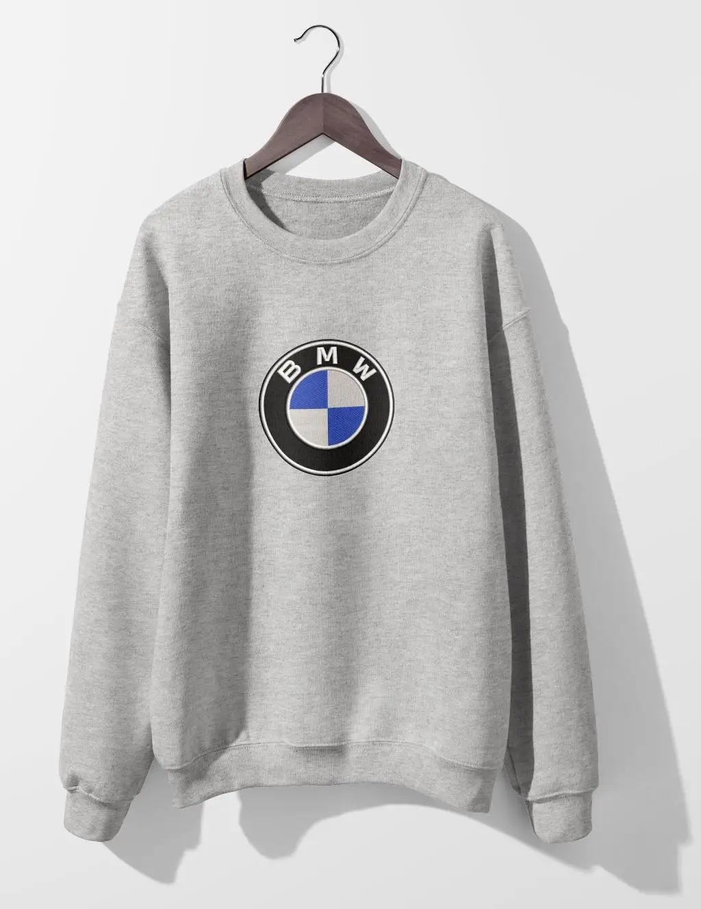 BMW البلوز الكلاسيكية سيارة عاشق هدية مريحة للجنسين Crewneck Motorsport الملابس خمر السيارات المتحمسين السترة