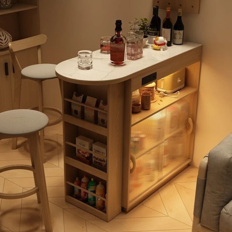 

Shelves Storage Living Room Cabinets Storage Display Shelf Stretchable Bar Counter Furniture Home Furniture Cabinet HQ40GZ
