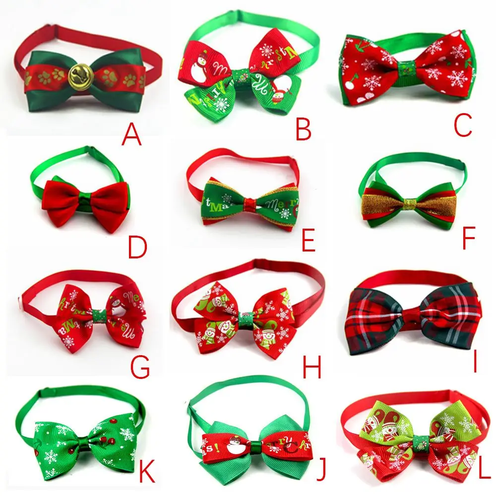 Gifts Cute Dog Grooming Cat Bowtie Necklace Neck Strap Dog Costume Christmas Dog Decoration Dog Bow Tie Cat Collar Dog Collar