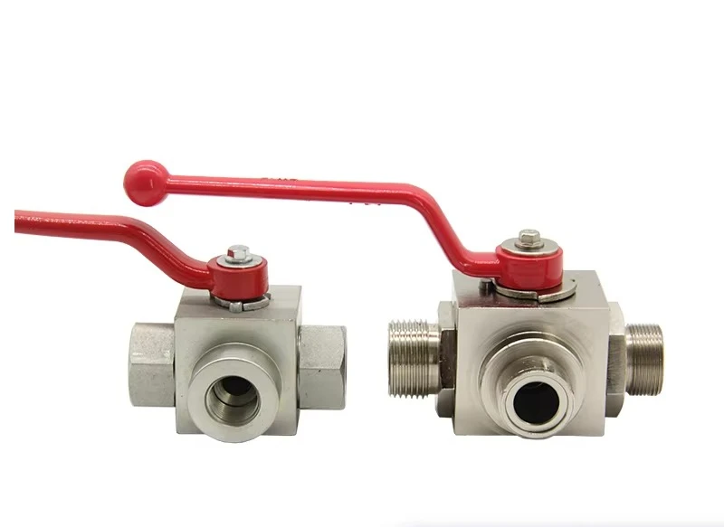 KHB3K-M16 * 1.5 M22 M27 M30 M36 M42 * 2 High pressure hydraulic two-position three-way ball valve
