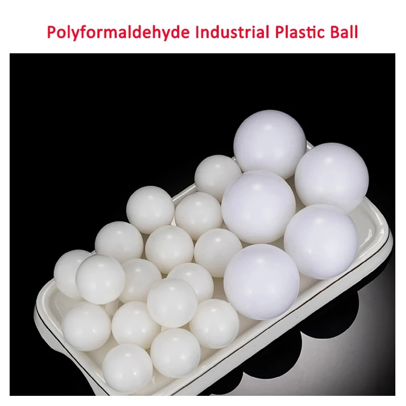 1-100PCS White Solid POM Plastic Ball Diameter 2/3/4/4.5/5/6/6.35/6.95/7/8/9/10~50.8mm Bearings Rolling Bead Polyoxymethylene