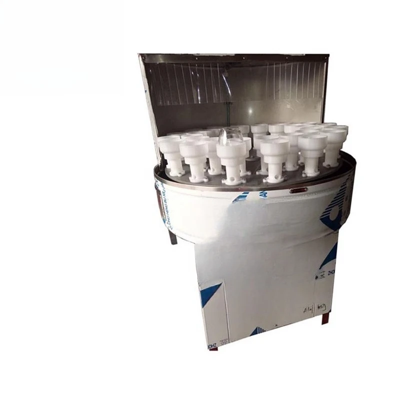 Semi-automatic glass bottle plastic bottle washing machine Baijiu flat beverage bottle 32 heads
