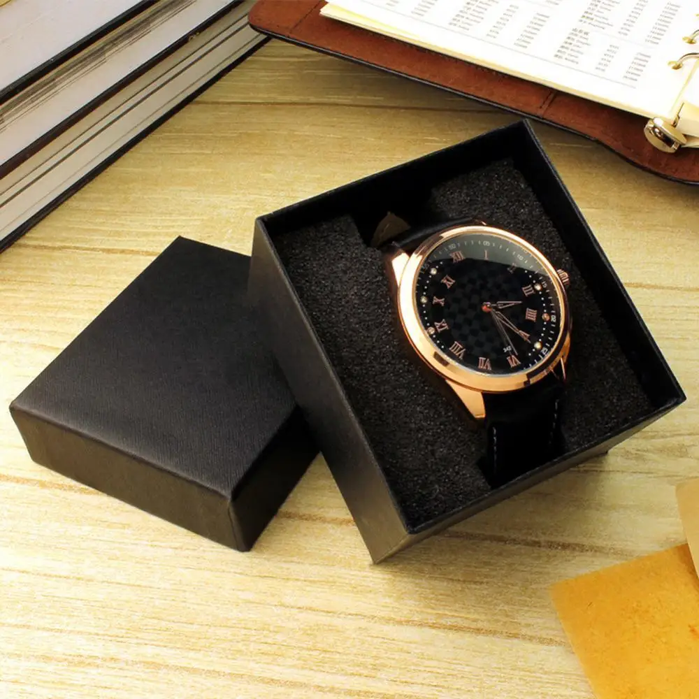 Paper Watch Display Box Single Watch Gift Box Wristwatch Display Case Organizer Men women Jewelry Bracelet Gift Storage Case