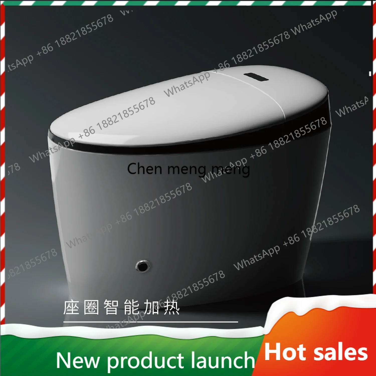 AB01 Super swirl ceramic flushing smart toilet automatic flushing household integrated seat heating toilet