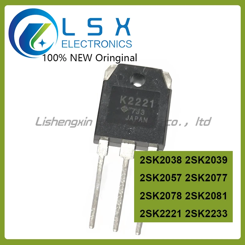 

New/5pcs 2SK2038 2SK2039 2SK2057 2SK2077 2SK2078 2SK2081 2SK2221 2SK2233 TO-3P Original On stock