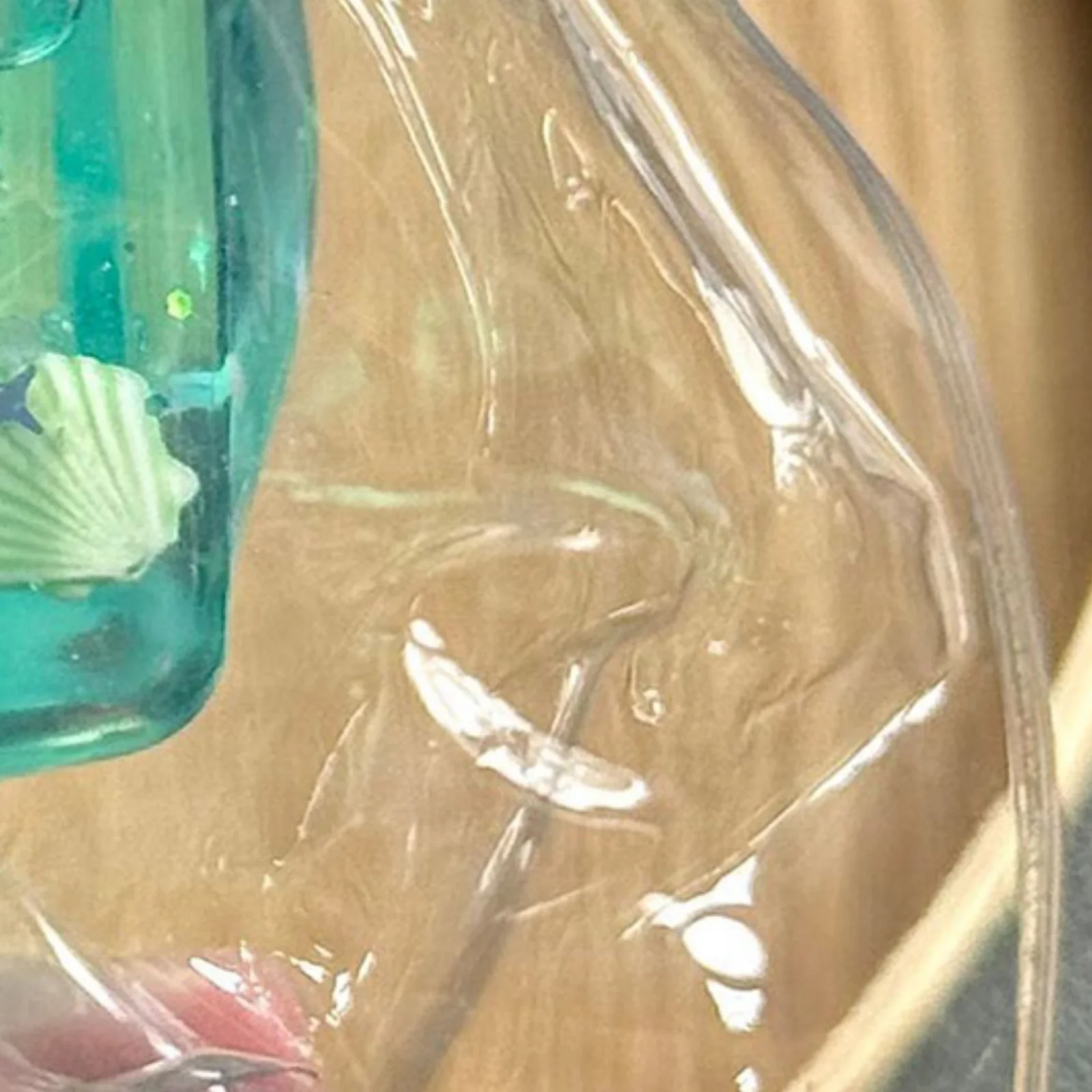 

1-5 шт. Прозрачные игрушки-антистресс в виде кубиков льда с морской тематикой, жевательные игрушки-желе из мальтозы с блестками для взрослых и детей, для дома и офиса