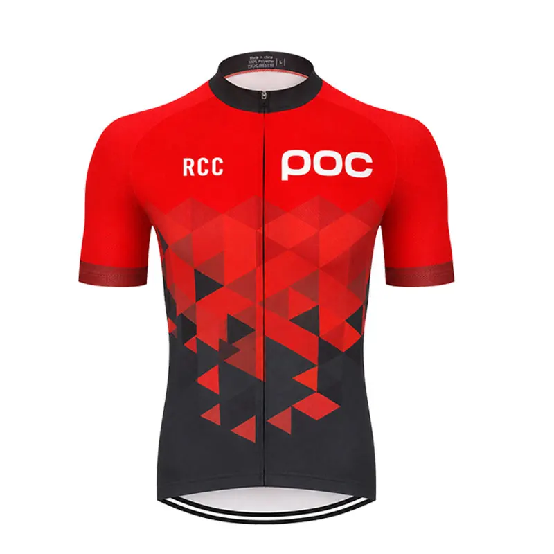 AliExpress rcc poc 2026 Cycling Jersey Ropa Summer New tops Pro Team Breathable Bicicleta Bicycle Clothes Bike Clothing Mallot Ciclismo Hombre