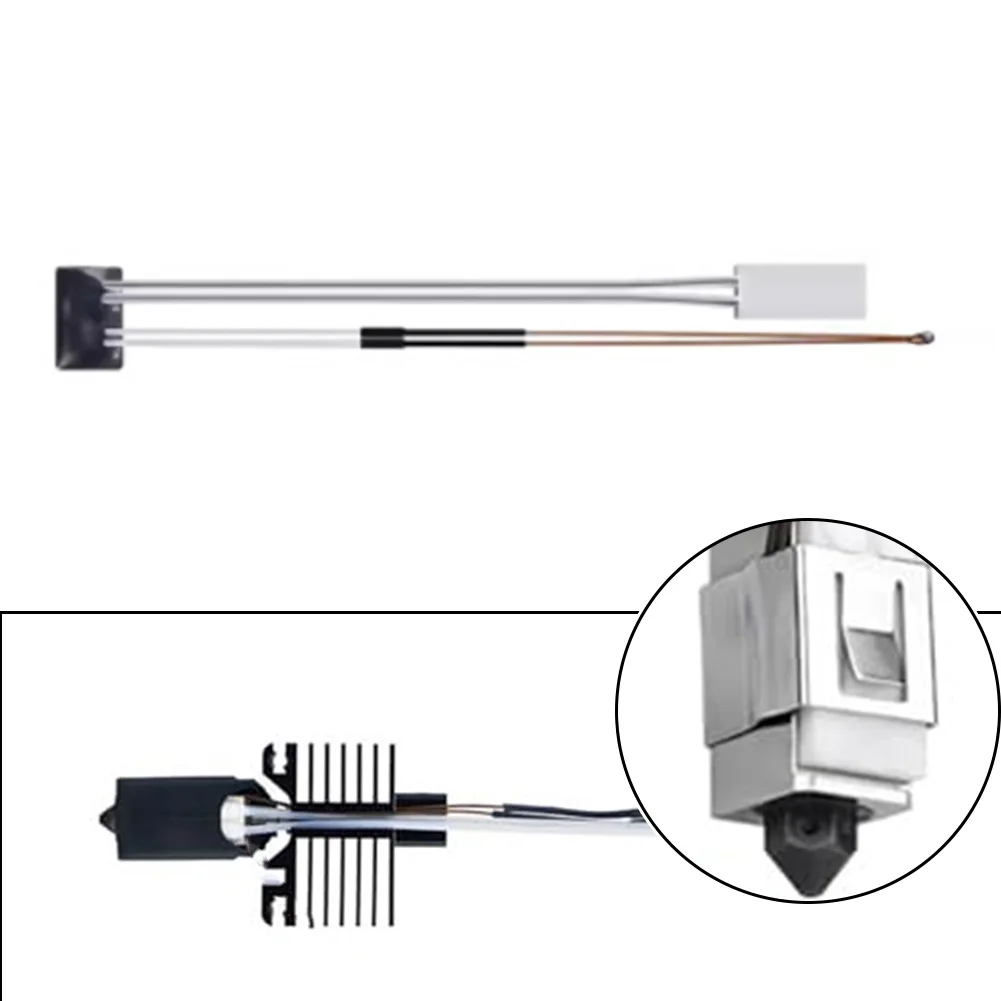 High-Precision Heater And Thermistor For 3D Printer For Bambu Lab P1P/P1S 105mm Metal Plastic  Up To 300°C Printer Parts