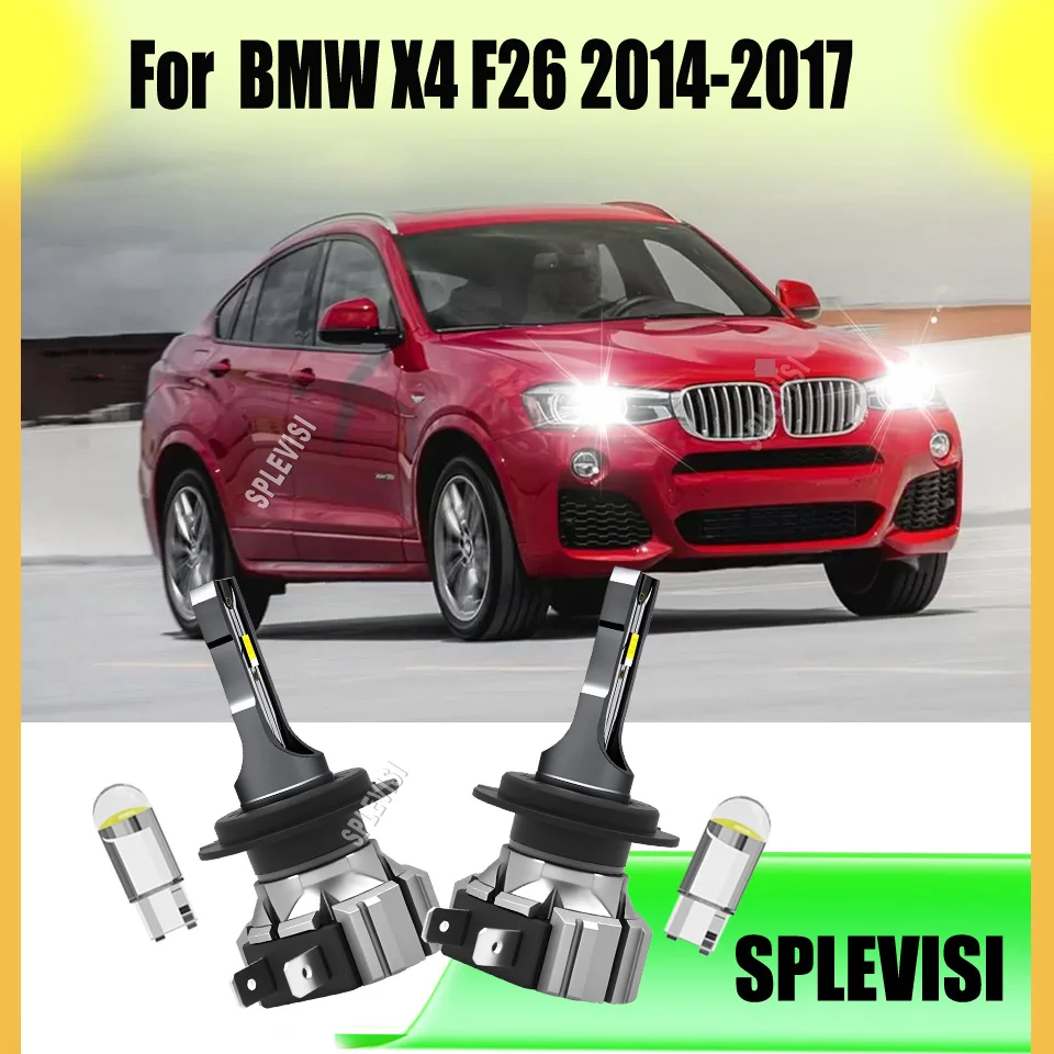 

2Pc 12v H7 LED Bulb Headlight Powerful Car Lamp Halogen Bulbs Direct Replace Kit For BMW X4 F26 2014 2015 2016 2017