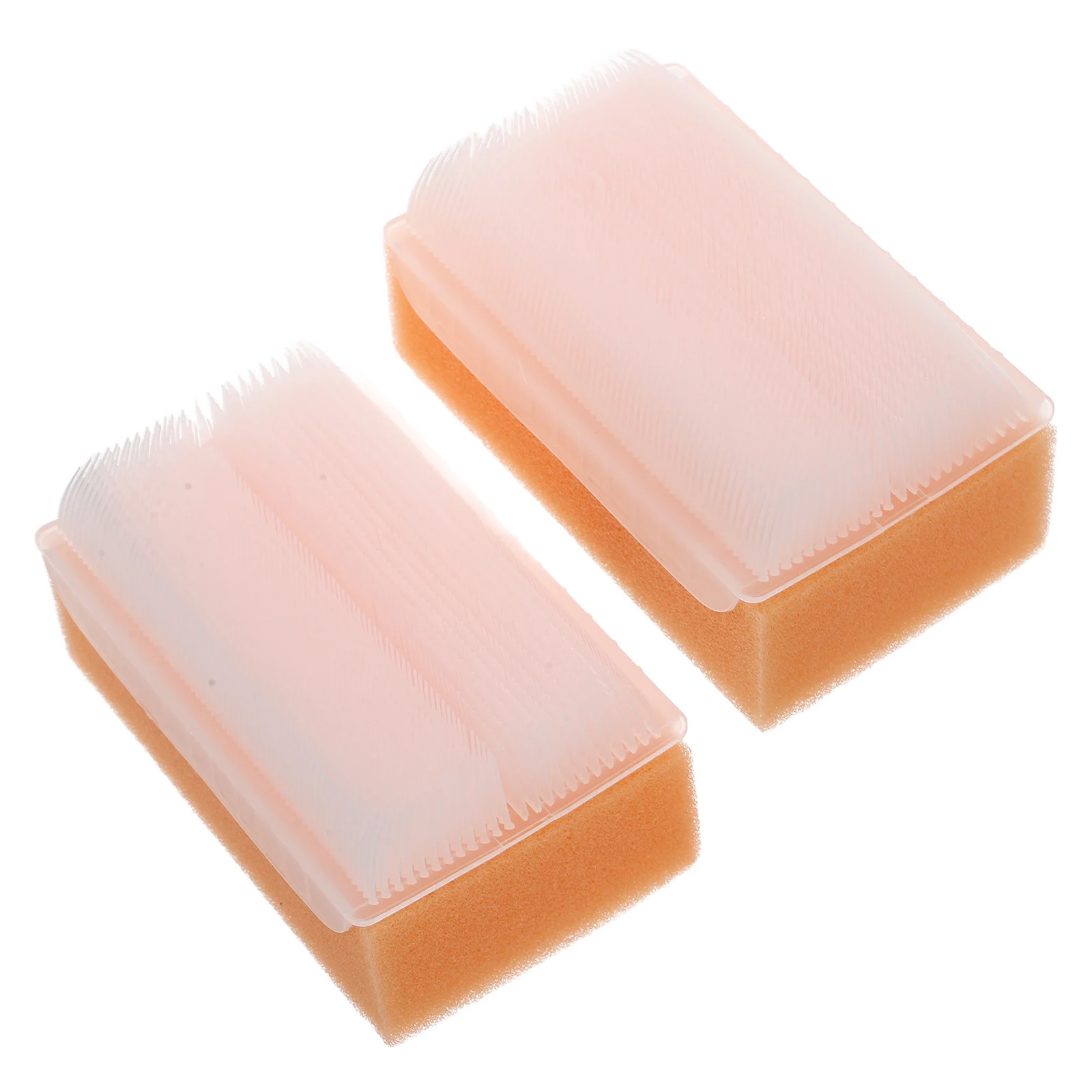 

2pcs Sensory Training Device Soft Baby Hair Scrubber Bath Sponges Newborn Toddler Early Education Toy hand scrubber sensory