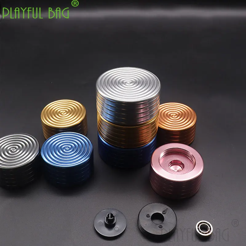 Fingertip Toys Mute Rotation Top Water Ripple Gyroscope Metal Spinner Leisure Decompression Desktop Toys children's Gifts ZG173