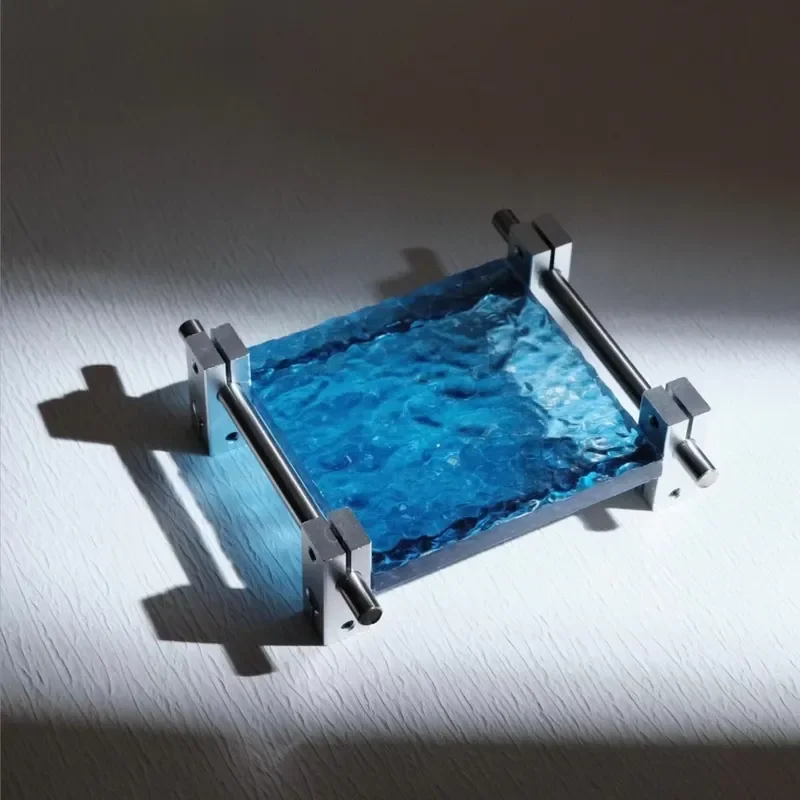 Other Household Furniture Minimalist Industrial Metal Frame Tray Desktop Storage Tray Decorative Serving Tray Tabletop
