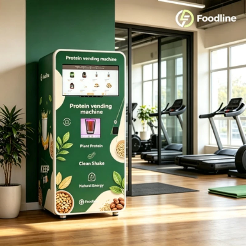 FOODLINE Electric Protein Powder Vending Machine Automatic Prepare Protein Shake For Gym