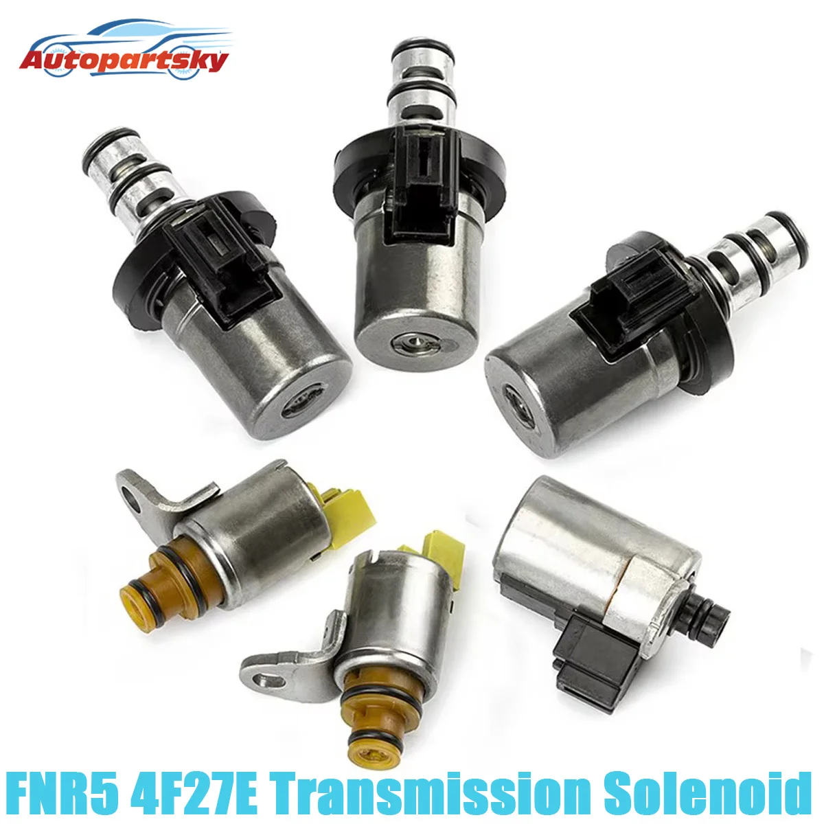 4F27E 4F27-E Transmission Shift Solenoid Set For Ford Focus For Mazda Protege 4 Speed FNR5 5 Speed 48420K-R Remanufactured