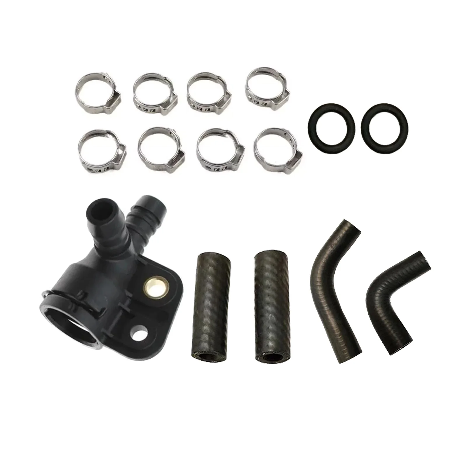 15pcs Hose Connector Set Holder 15Pcs Connector Coolant Return Hose Direct Fit Replacement Vehicle Repair Parts