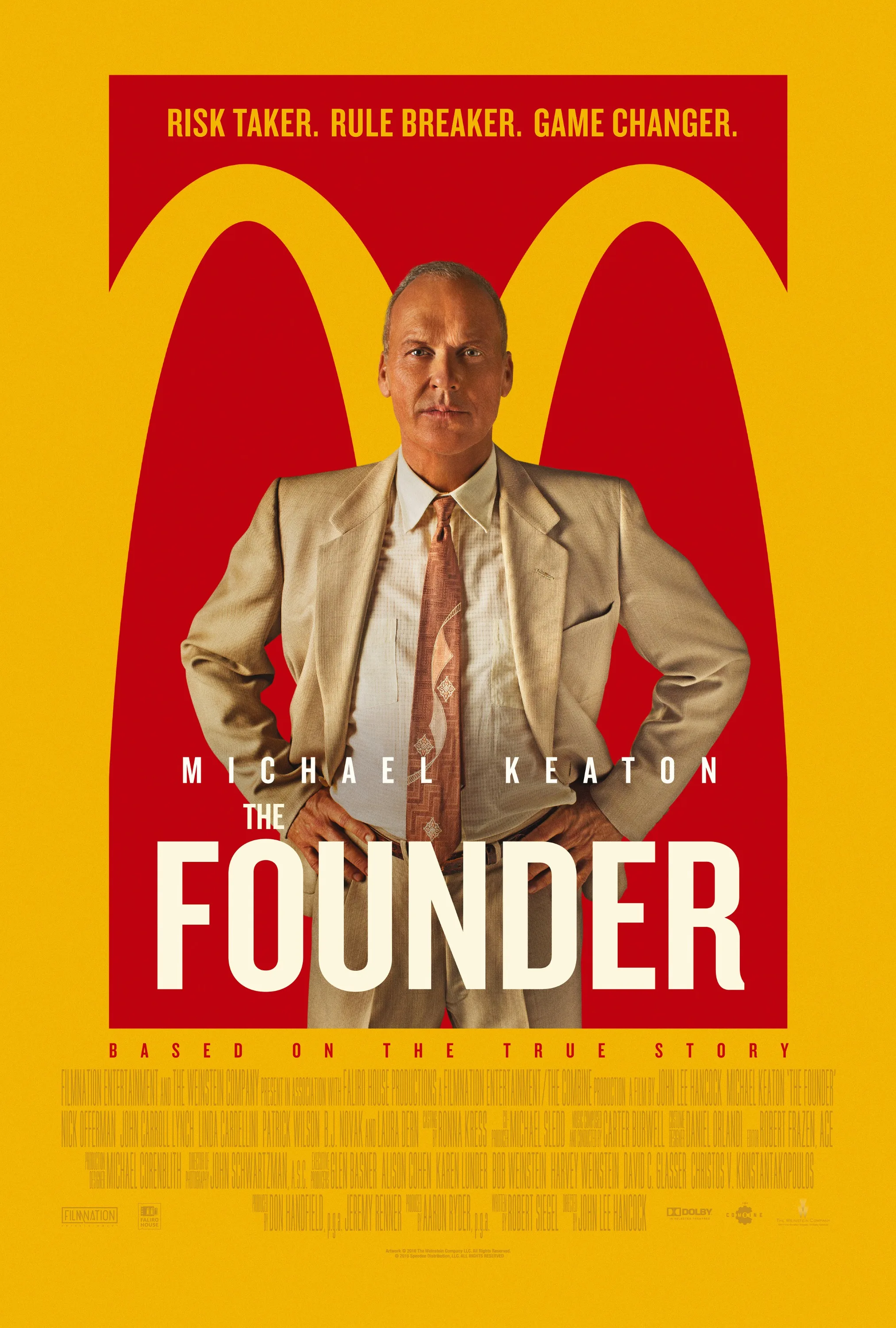 Hot Rare Movie The Founder (2016) Art SILK POSTER Wall Art Home Decorative painting