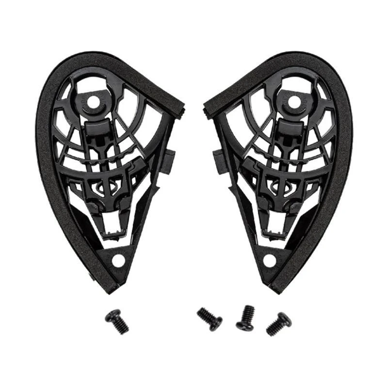 

R6FA Easy Installation 1 Pair Face Shield Windshield Visors Base with Mount Screw