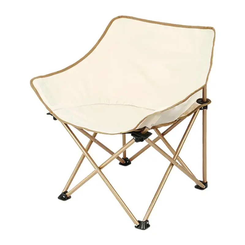 

Foldable Moon Chair Travel Folding Chair Foldable Chair For Outdoor Festivals Trips Bbqs Beach Fishing Camping Parties