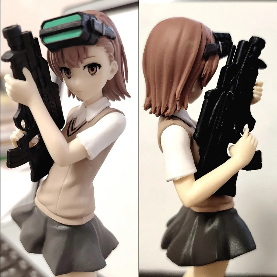 New 17cm anime a certain index magic misaka mikoto railgun girl anime figure action figures pvc cartoon anime model toy present