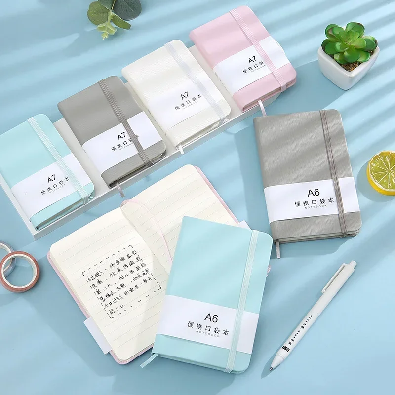 A7 Small Cute Kraft Pocket Notebook 96 Sheet Mini Journal Memo Notepad For Student Traveler School Supplies Back To School