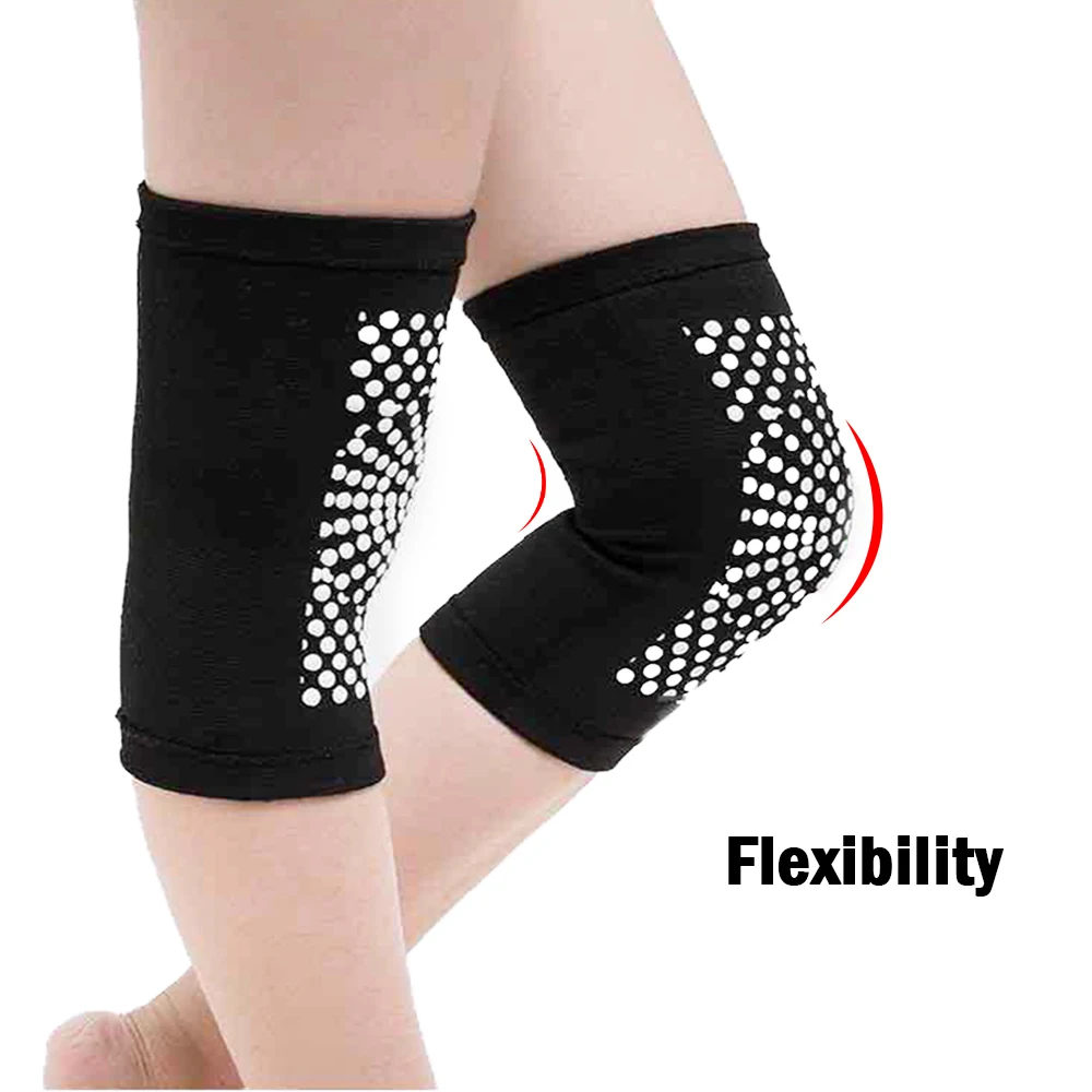 Self Heating Knee Pads 2 Pieces Knee Pads Joint Recovery Belt Knee Massager Warm Old Cold Leg Pads Warm Four Seasons Knee Unisex