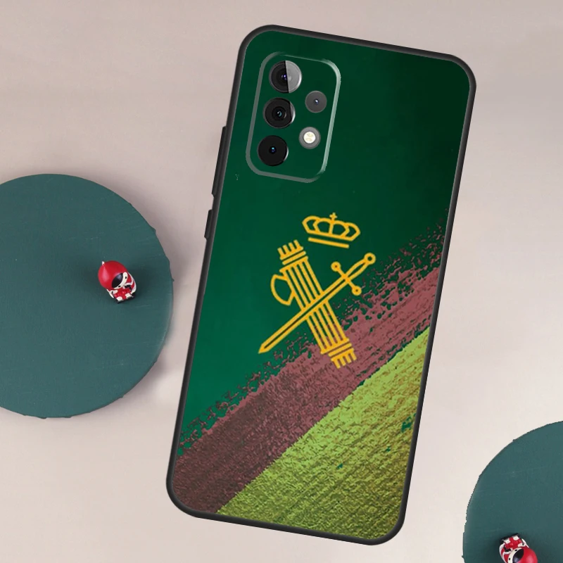 Custodia per emblema civile della guardia spagnola per Samsung Galaxy A54 A34 A24 A14 A52 A32 A12 A22 A13 A23 A33 A53 A51 A71 Cover