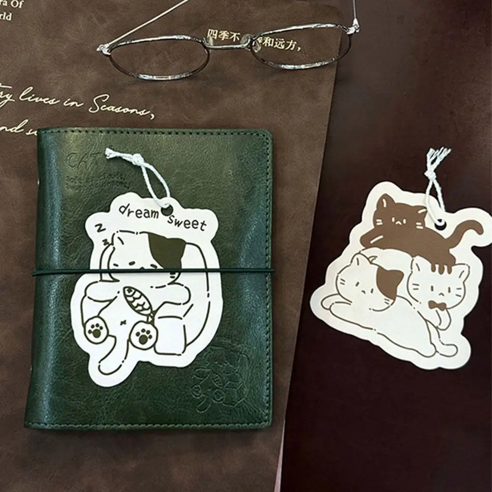 Portable Loose-Leaf Notebook 5-Ring 80 Sheets Work Record Book PU Leather Hardcover with Calculator Binder Notepad