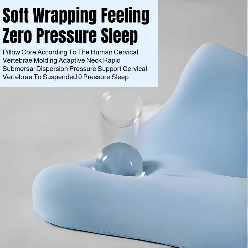 وسادة دعم من القماش الناعم القابل للتنفس والناعم، قابلة للطي، ترقية وظيفية كبيرة لتخفيف التوتر عنق الرحم