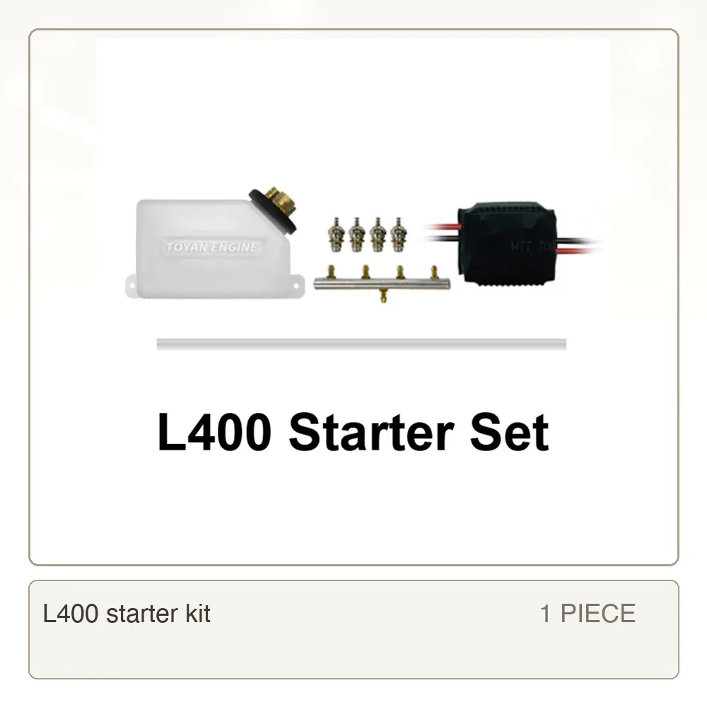 TOYAN Engine Starter Kit for L200/ L400/ V400/ V800/ Methanol Engine Model Starter Kit/ Spark Plug/ Ignitio Modul | Model 955217