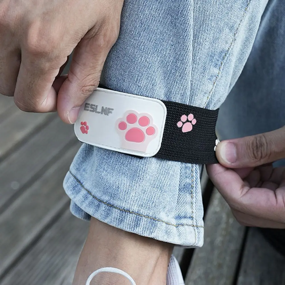 Elastic Adjustable Ankle Bands Magic tape Anti-dirty Bicycle Ankle Leg Strap Running Safety Comfortable PVC Leg Gaiters