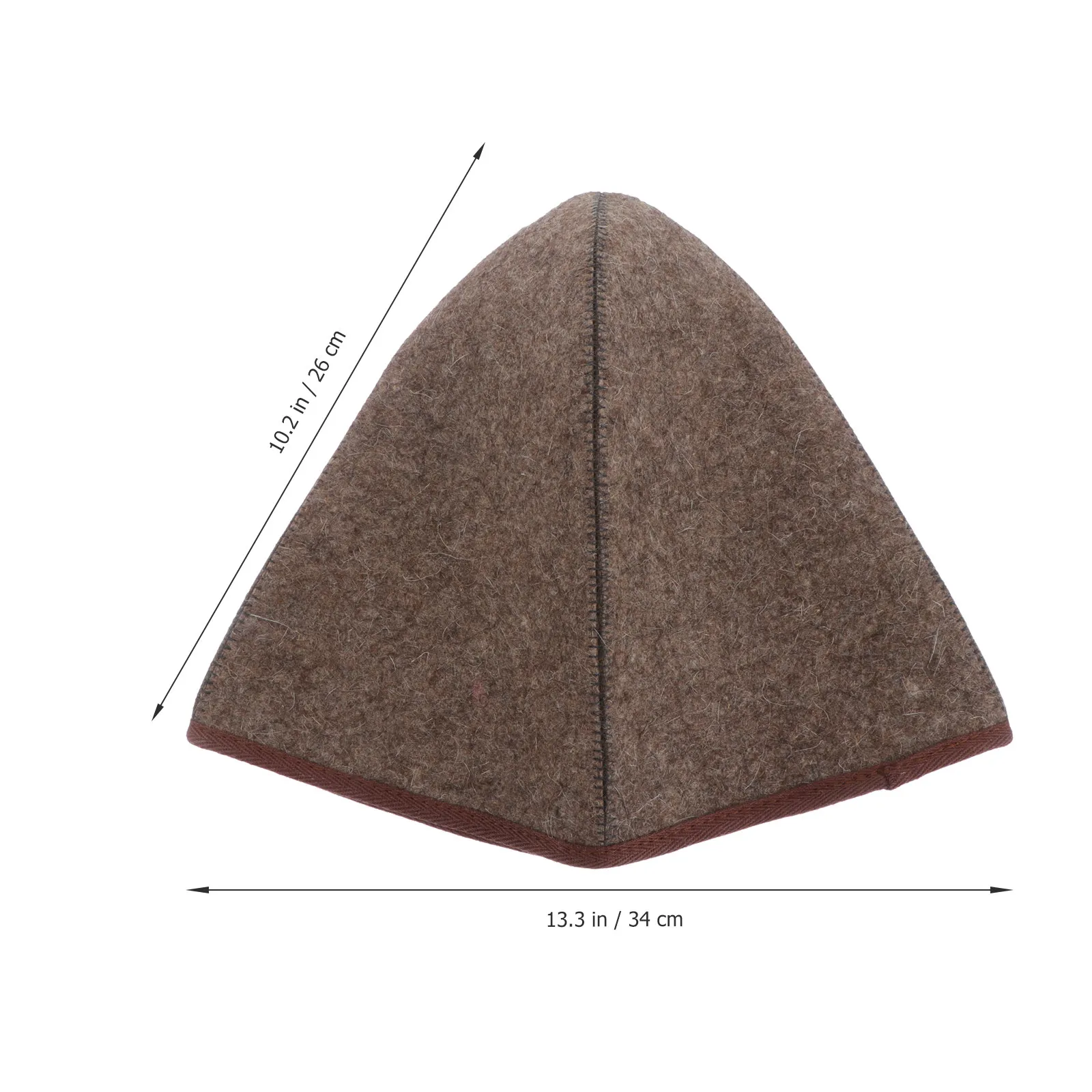 Thickened Wool Felt Sauna Hat for Bathing Shower Steaming Lightweight Breathable Comfortable Eye Protecting Absorbent Household