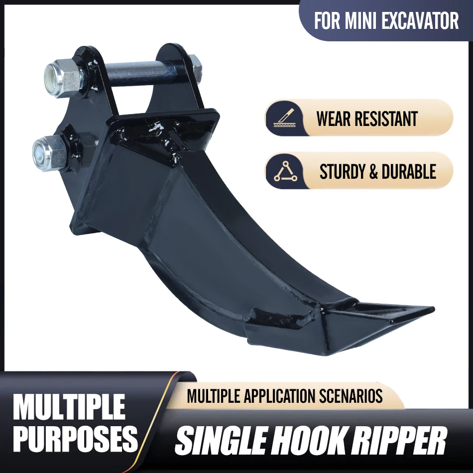 Ripper Mini Excavator Ripper Home Excavator Ripper Attachment Mini Excavator Steel Ripper For Home Farm Digging Garden Work