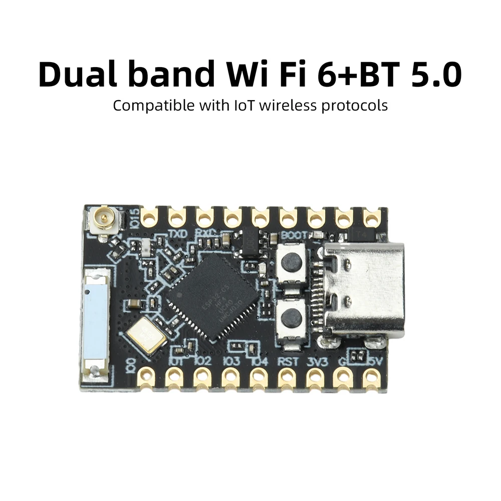 ESP32-C5-N4 Dual-Band-WLAN-Bluetooth-Entwicklungsboard für IoT, Smart Home und industrielle Automatisierung mit geringem Stromverbrauch – Detail 12