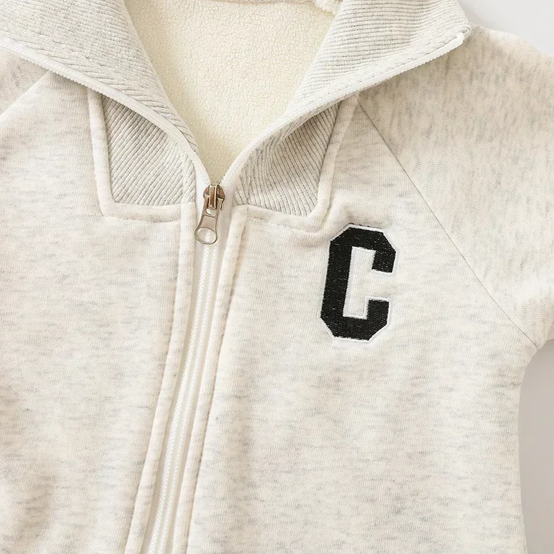 Babykleidung Kleinkind Dicker Strampler Herbst Winter Jungen Mädchen Reißverschluss Hochkragen Säugling Overall Neugeborenen Babykleidung – Detail 12