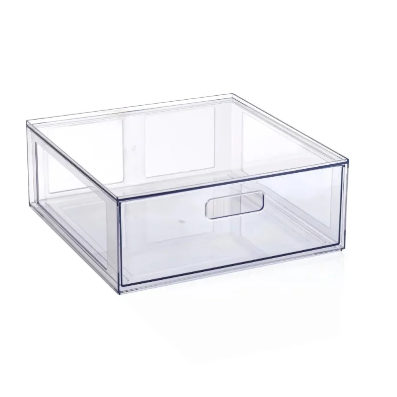 

Hot Sale.NEW (2 pack) Clear Glossy Plastic Pull-Out Closet Drawer Large Size, Adult Size-Home