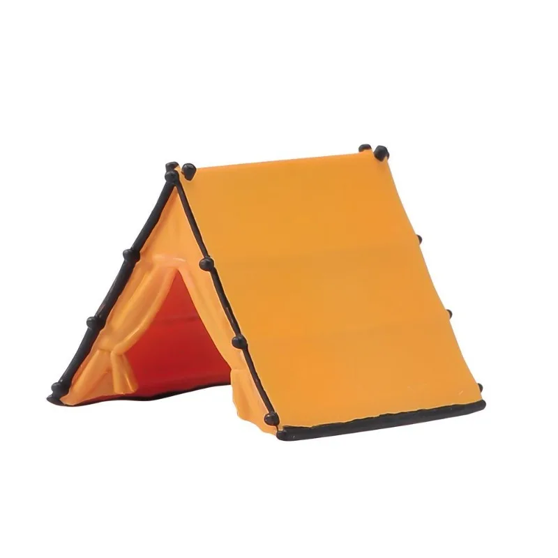 Special Offer 1/64 Triangle Tent Doll Model Miniature Scene Micro Photography  Outdoor Camping Scene