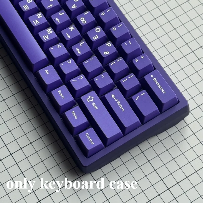 For Wooting 60HE Keyboard Shell Customized Stainless Steel Adapt EV63 GH60 Magnetic Switch Mechanical Keyboard Accessories DIY