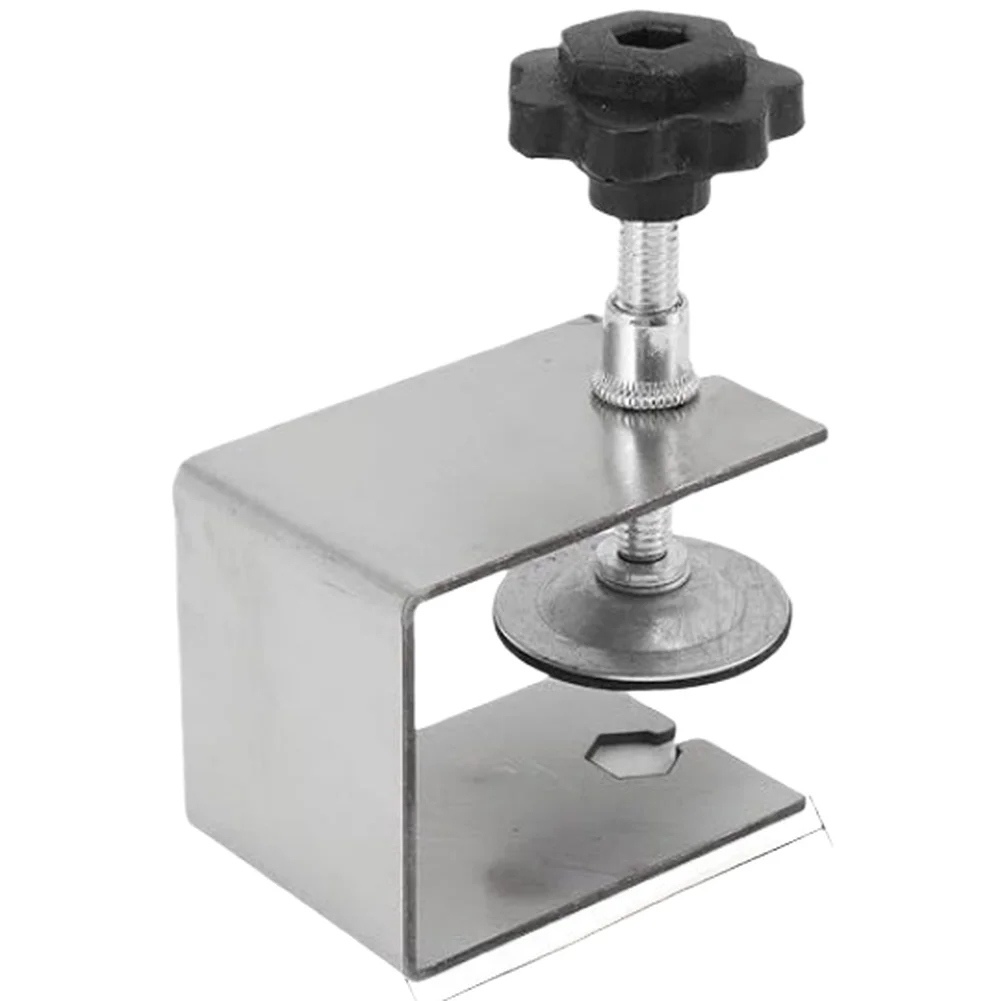 Non-Slip Stainless Steel Drawer Panel Installation Holder U Shape Bow Type Anti Slip Heavy Duty Installation Mounting Clamps