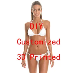 PLstar Cosmos Bikini Libyen 2 Stück Bikini 3D Alle Über Gedruckt Sommer Frauen Bikini frauen Bademode Sexy Badeanzug Bikini sets