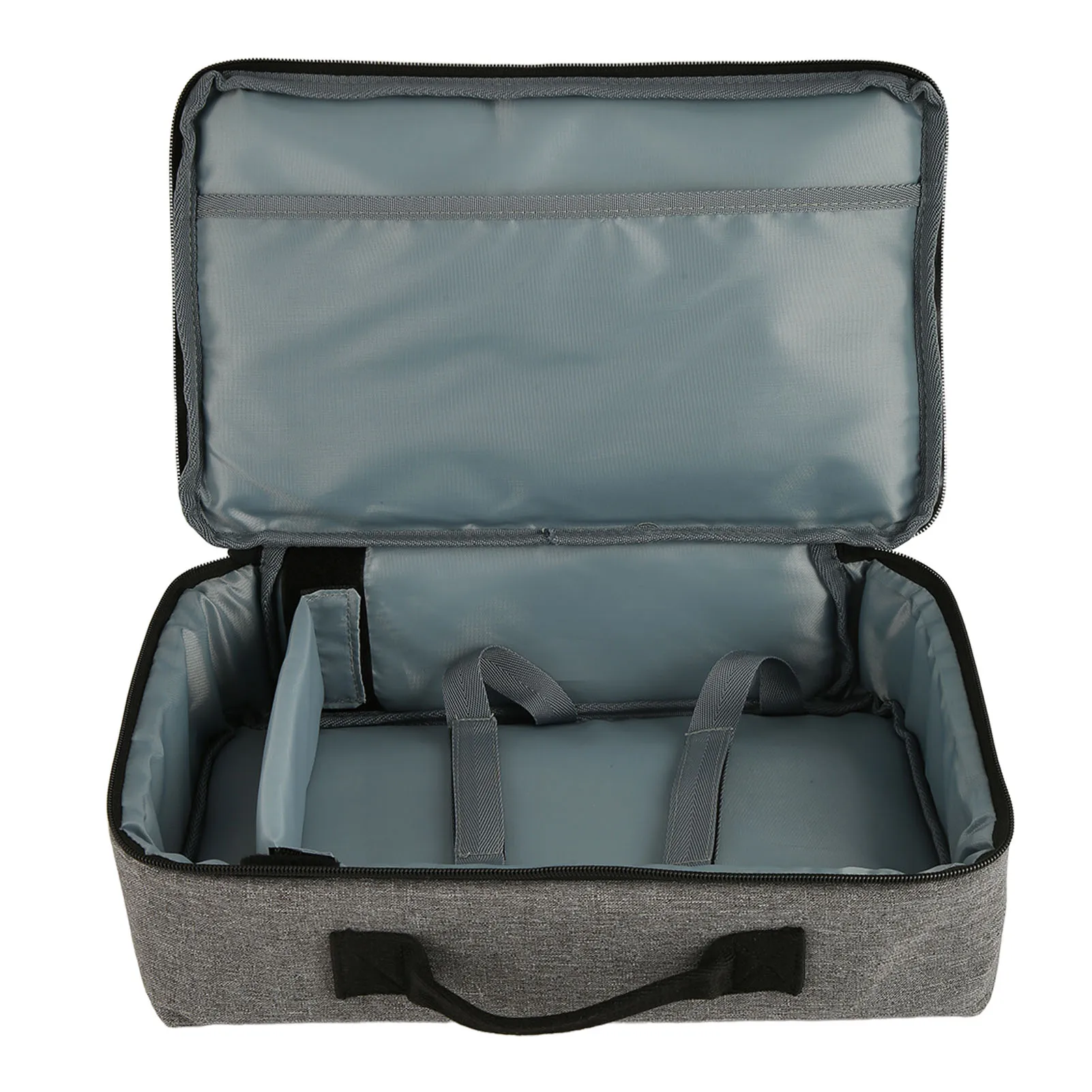 Projector Bag 13.6x7.9x4in Heavy Duty Nylon Portable Projector Carrying Case With Sturdy Handle For Travel Gray