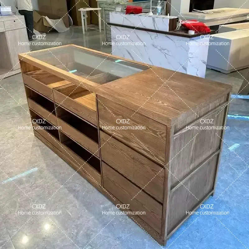 Clothing Store Nakajima Table Display Table Side Cabinet Storage Cashier Decorative Cabinet Women's Clothing Store Booth