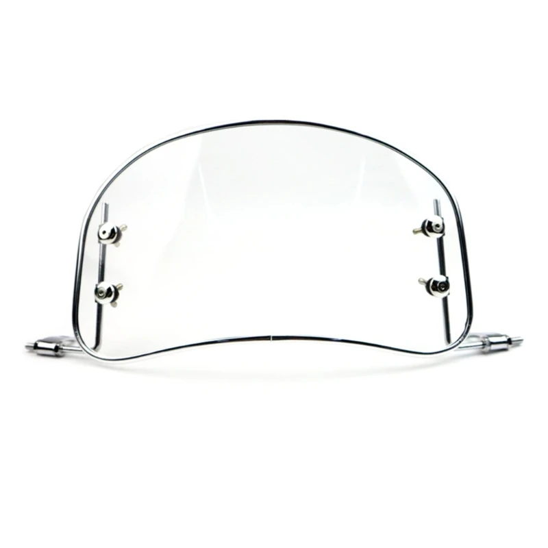 Upgraded Motorbike Windshields Universal Windscreen Easy Installs for Scooter