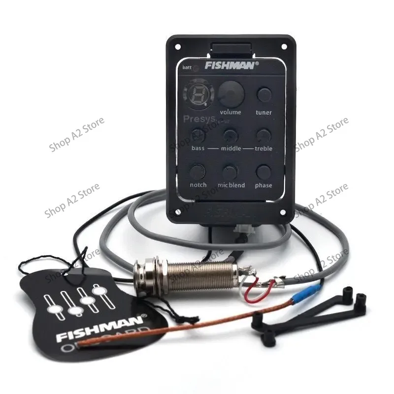 301 Blend Preamp for Acoustic Guitar with Equalizer Tuner Pickup ABS