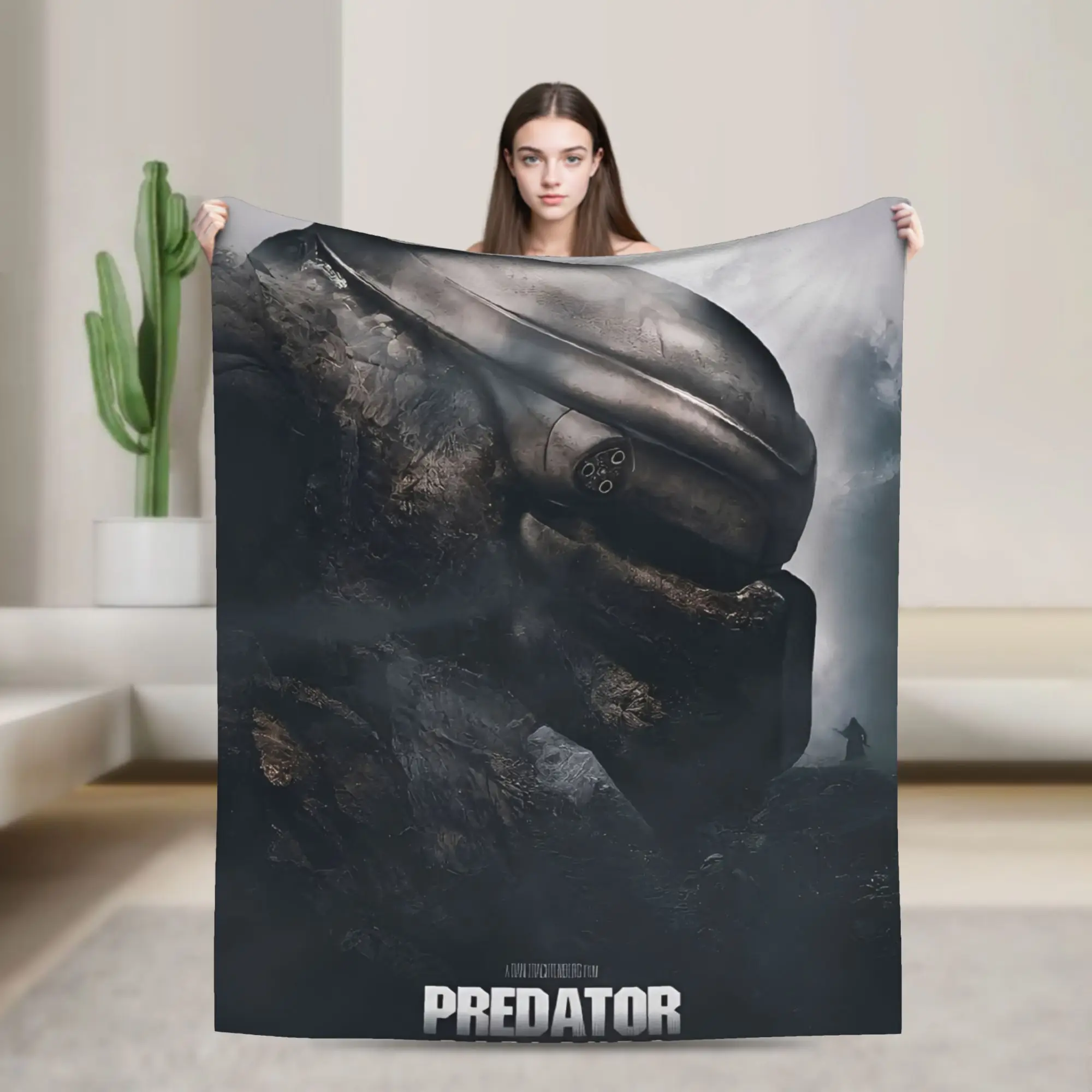 المفترس: بطانية بادلاندز متعددة الأحجام، بطانيات مريحة فائقة النعومة للأريكة والسرير