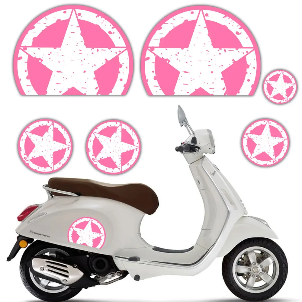 Reflective Motorcycle Sticker Waterproof Scooter Decal Accessories For PIAGGIO VESPA GTS GTV LX LXV SPRINT 50 150 200 250 300ie