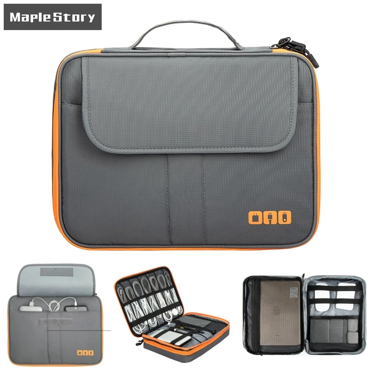 

Portable Digital Storage Pouch Charger Data Cable USB Bag Organizer Waterproof Electronic Accessory Storage Bag Travel Cable Bag